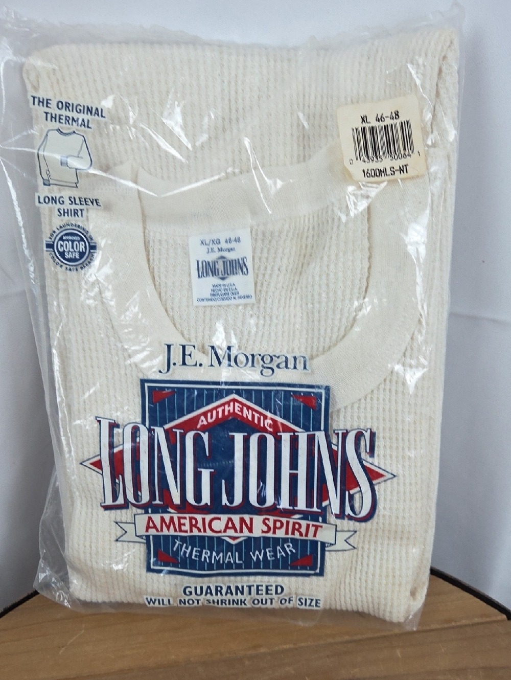 Vintage..Long Johns Thermal Shirt - Cream